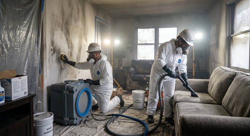 Soot Cleaning in Santa Rosa, CA