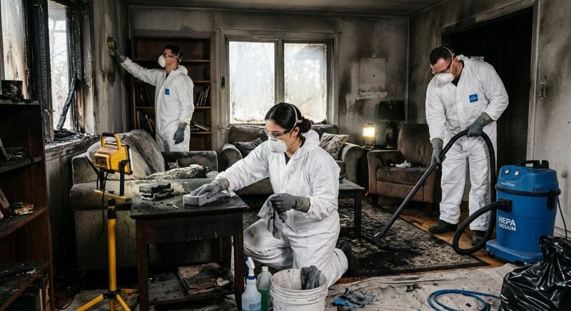 Soot Damage Cleanup in Sonoma County, CA