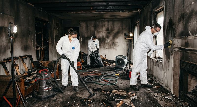 Fire Damage Cleanup in Sonoma County, CA